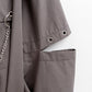 Black Gothic Shirt for Men with Tie and Chain Detailing