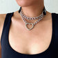 Heart chain Choker Goth