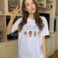 Gothic Character Printed Cotton T-Shirt