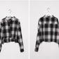 Plaid Crop Top for Women