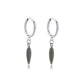 Gothic Chain Hoop Earrings with Multiple Pendant Designs