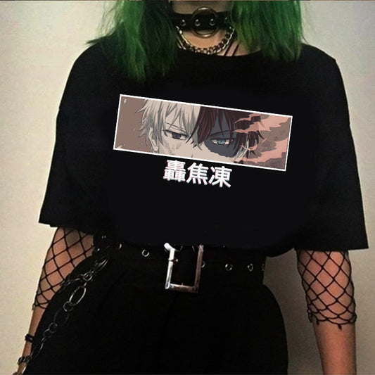 My Hero Academia Shoto Todoroki Anime Harajuku T-shirt