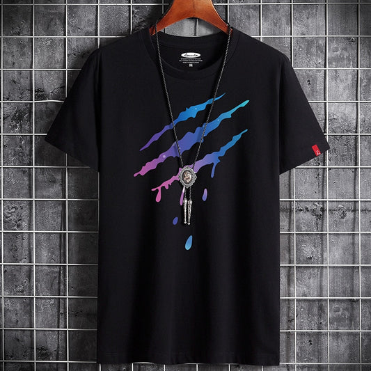 Gothic Anime T-shirt for Men Oversized