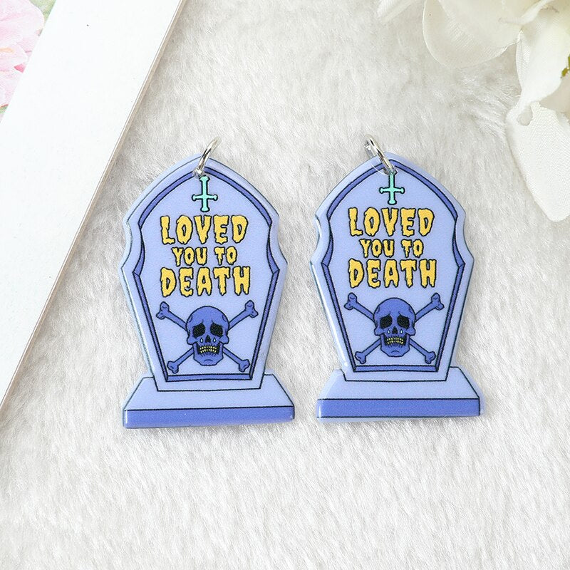 Pastel Goth Halloween Charms