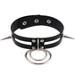 Gothic Choker Strap Necklaces with Multiple Spike and Pendant Designs