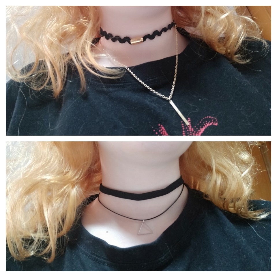 Gothic Leather Velvet Choker Necklaces
