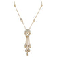 Gothic Thin Chain Necklace with Multiple Skull and Skeleton Pendant Designs