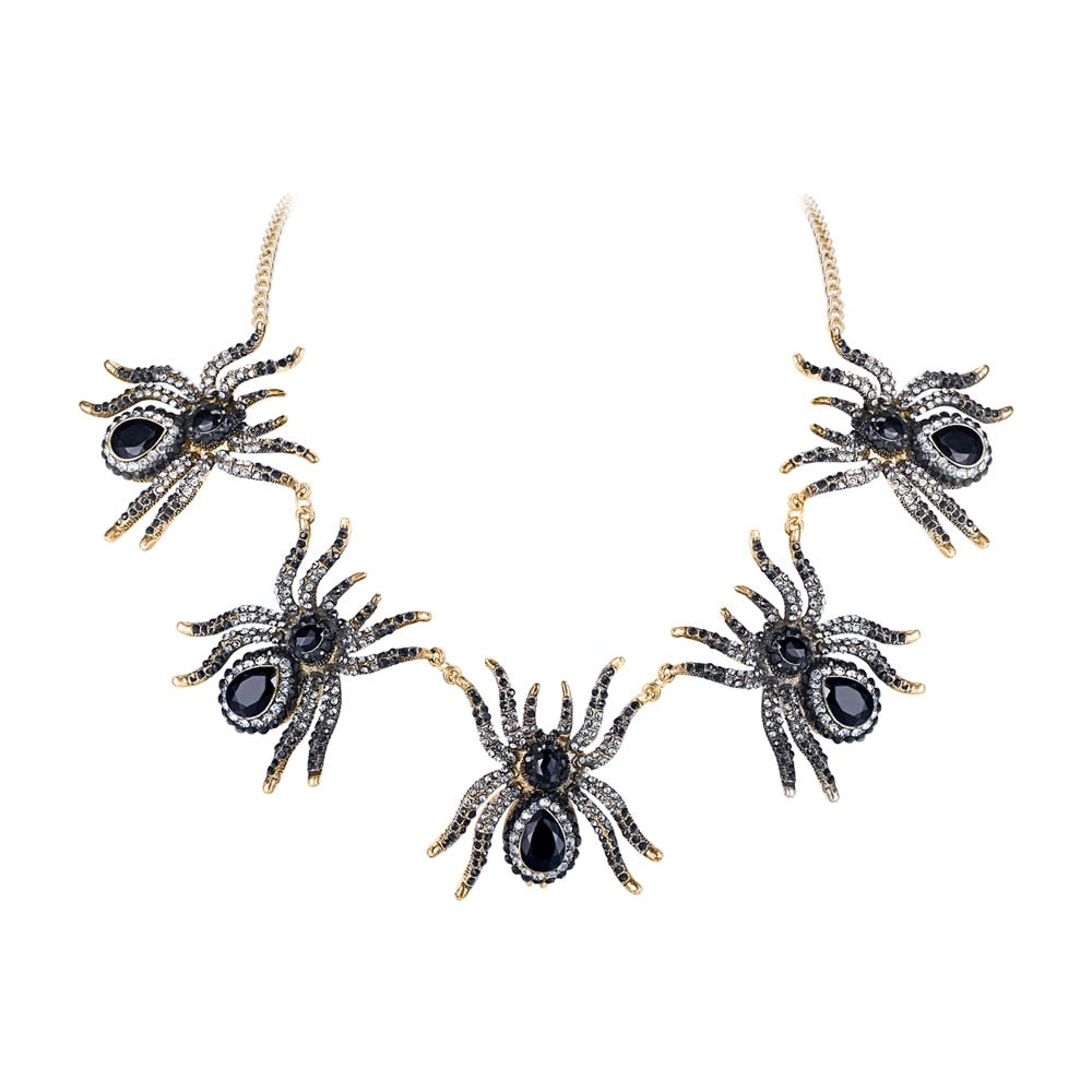 Gothic Spider Necklace