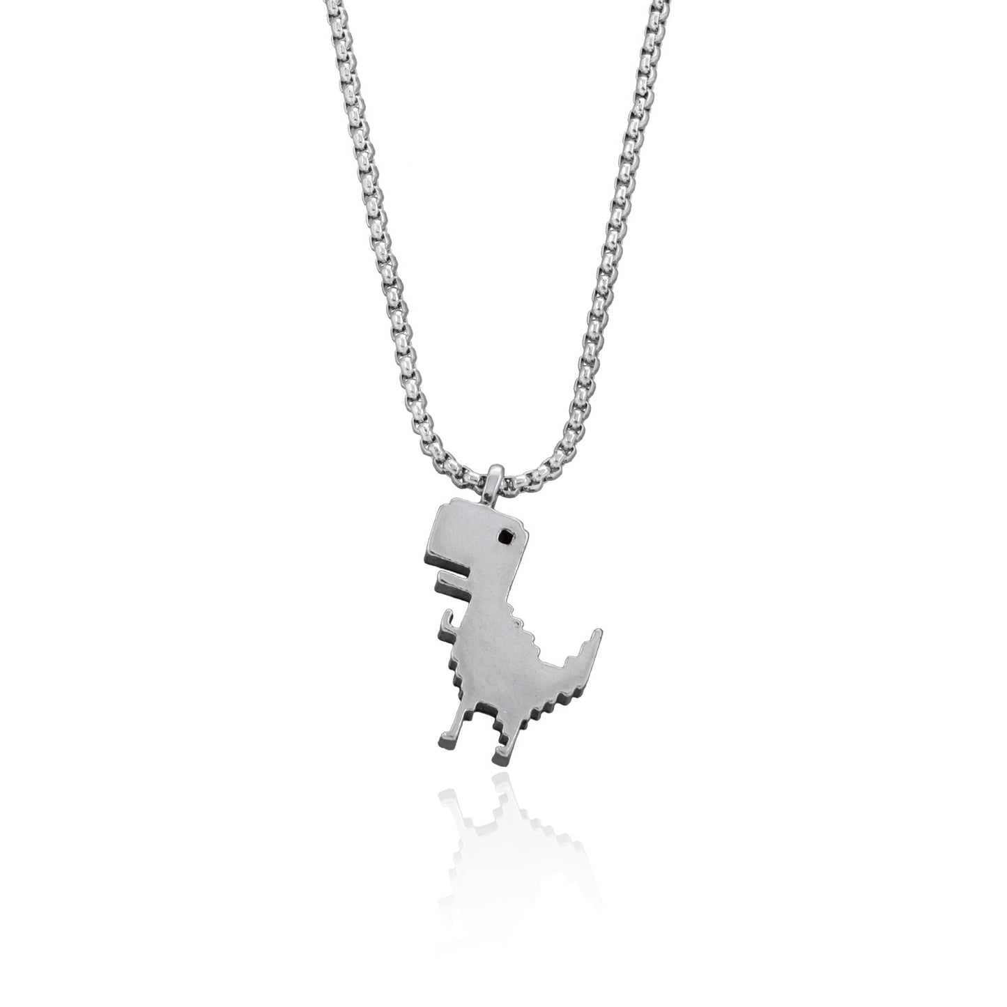 Gothic Dinosaur Pendant Necklace