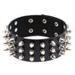 Gothic Choker Strap Necklaces with Multiple Spike and Pendant Designs