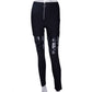 Gothic Black Pants Five Pointed Star Trousers