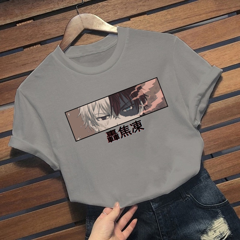 My Hero Academia Shoto Todoroki Anime Harajuku T-shirt