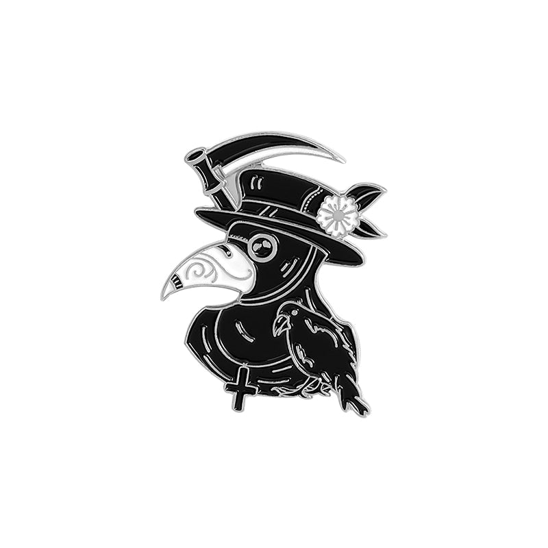 Gothic Brooches for Black Death Fashion
