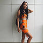 Gothic Button Crop Top
