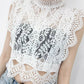 Gothic Short Sleeve Lacework Pullover Tank Vest