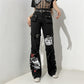 Gothic Emo Alt Cargo Pants Techwear