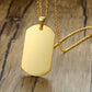Stainless Steel Double Dog Tag Necklace