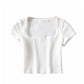 Korean Crop Top Wth Bow Tie