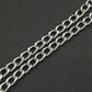 Gothic Chain Necklace with Zirconia Star Pendant