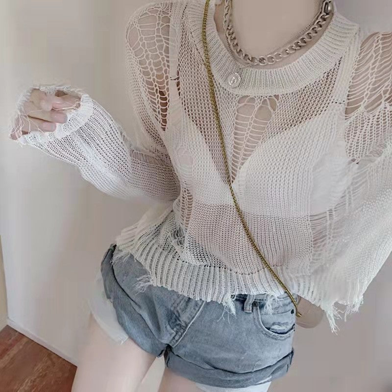 "Stay Comfortable and Chic with this Gothic Women's Pullover Sweater"