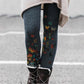 Gothic High Waist Xmas Trousers