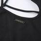 Punk culture-inspired sleeveless crop top