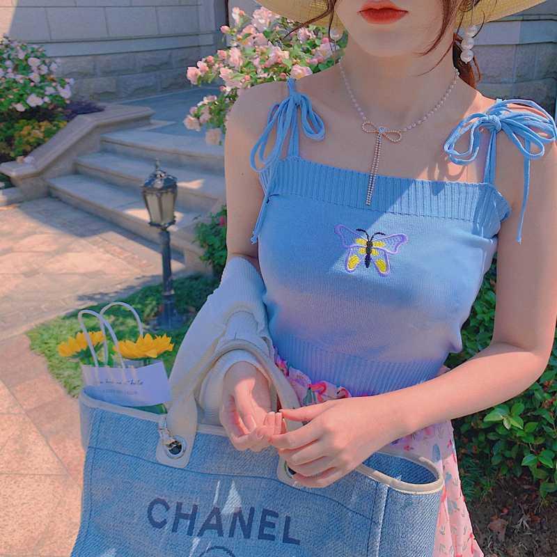 Vintage Knitted Crop Top
