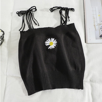 Vintage Knitted Crop Top