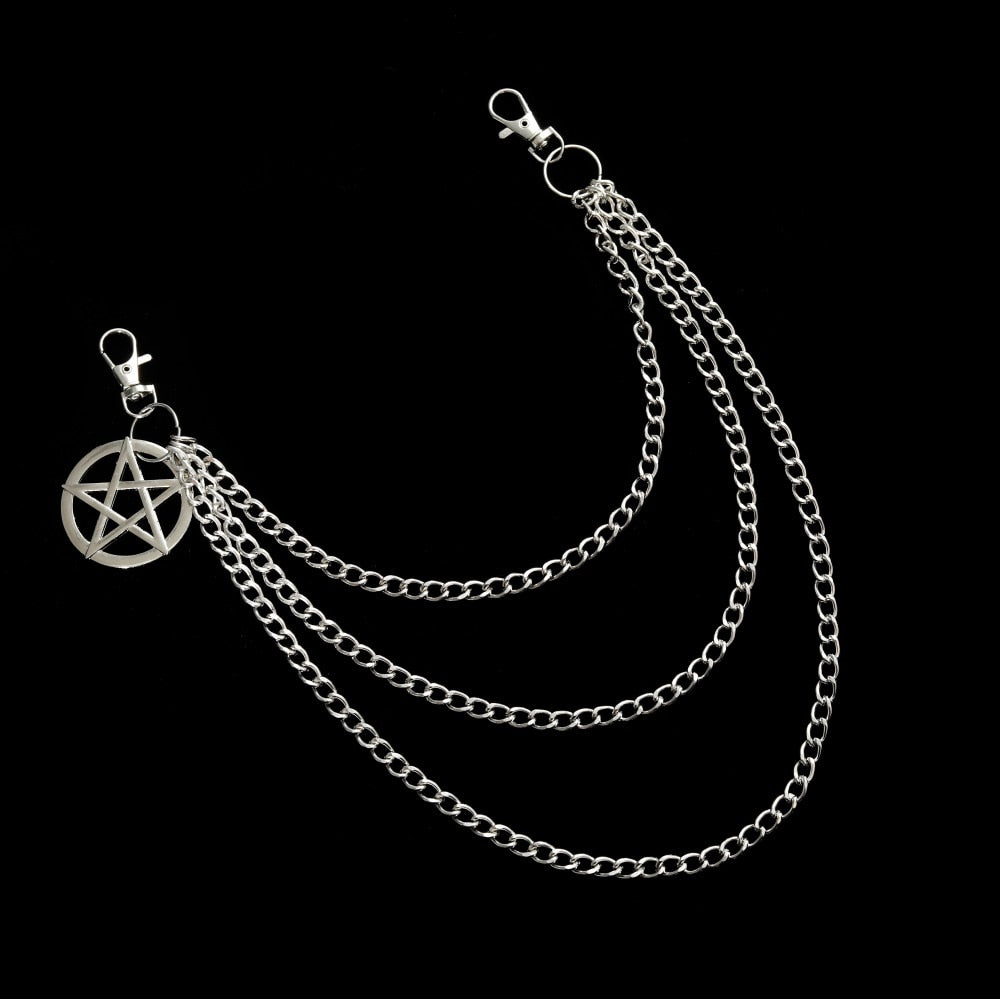 Trouser/Pant Chains with Harajuku Star Pendant