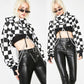 Retro Gothic Chain Crop Top