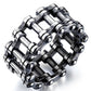 Gothic Bicycle Chain Ring for Men