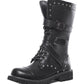 Gothic Military Combat Leather Boots