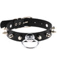 Gothic Choker Strap Necklaces with Multiple Spike and Pendant Designs