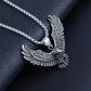Gothic Eagle Pendant Necklace For Men