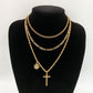 Punk Stainless Steel Padlock Necklaces