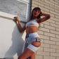 Gothic Button Crop Top