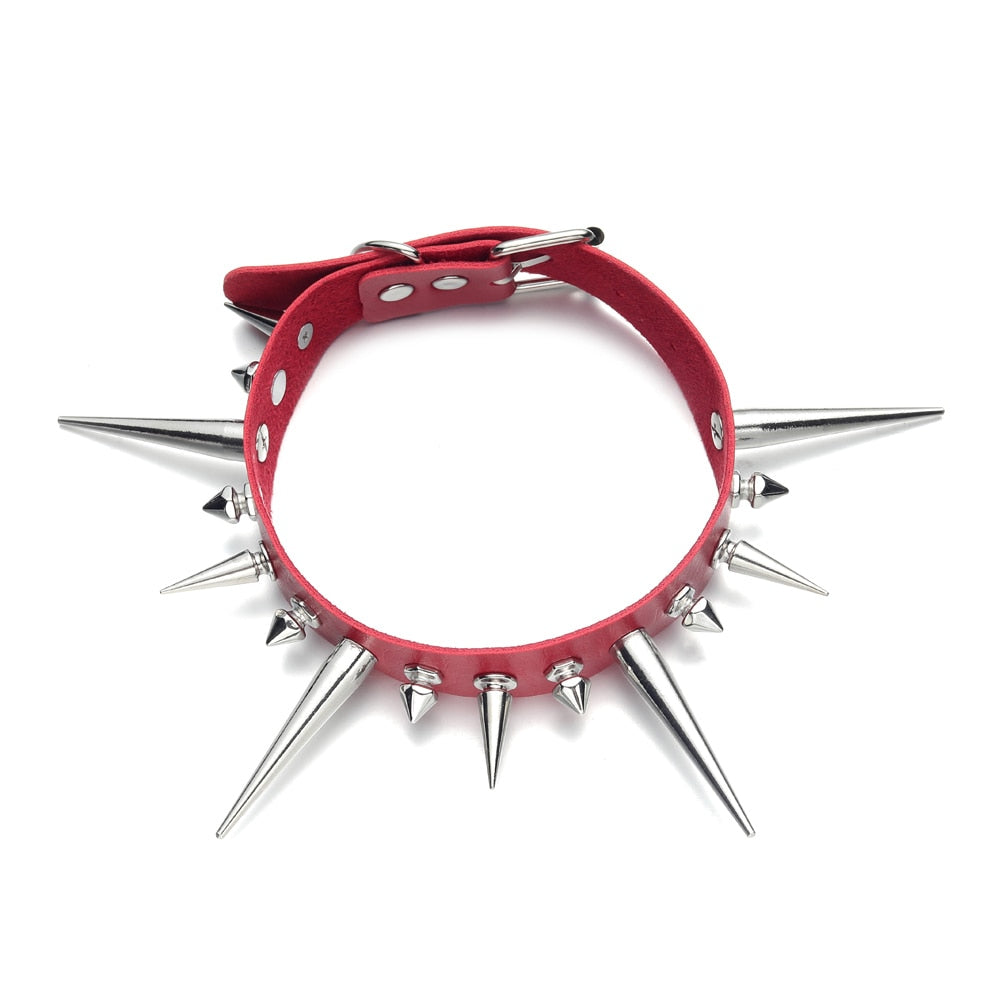 Gothic Long Spike Choker