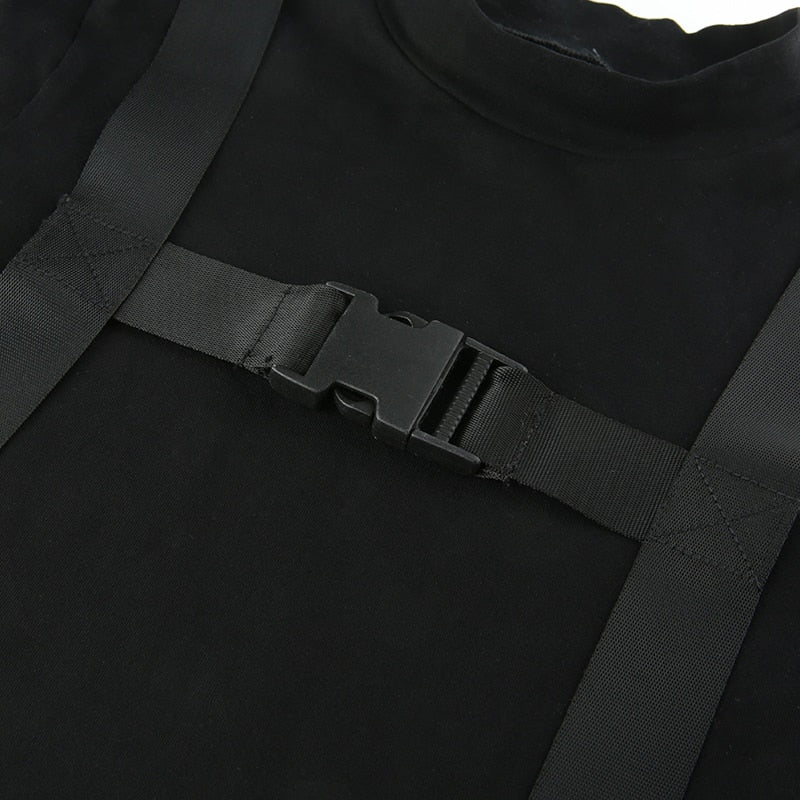 Gothic Double Buckle T-shirt