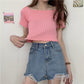 Stylish Square Neck Crop Top