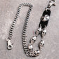 Gothic Motorcycle Skull Belt Chain