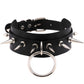 Gothic Choker Strap Necklaces with Multiple Spike and Pendant Designs