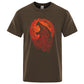 Gothic Norse Mythology Vikings Fenrir Wolf T Shirt