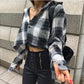 Plaid Crop Top for Women