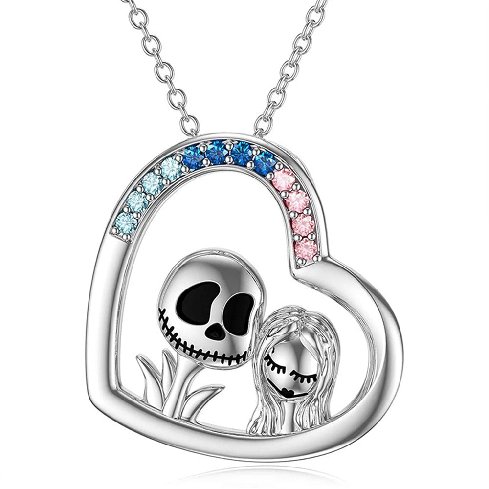 Skeleton Couple Necklace
