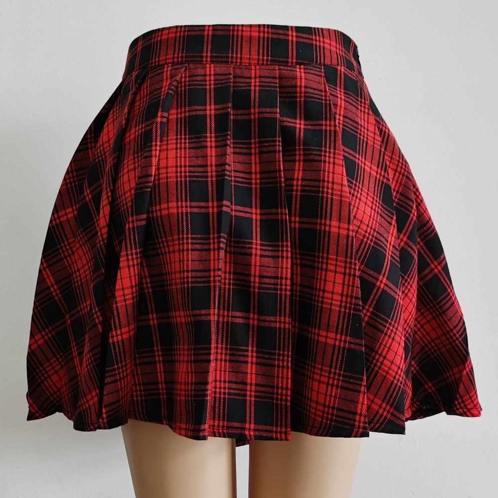 Gothic Sweet Women Pleated Skirt