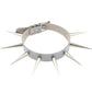 Gothic Choker Necklace - Big Long Spikes with Rivets