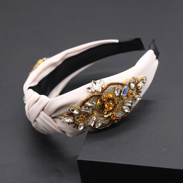 Rhinestone Sunflower Headband