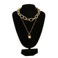 Gothic Choker Necklace - Chunky Chain with Multiple Pendant Options