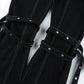 Gothic Grunge Black Jeans for Women