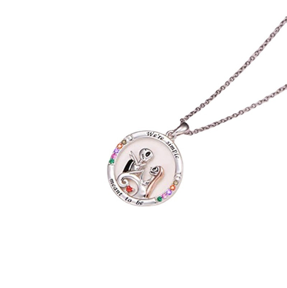 Skeleton Couple Necklace